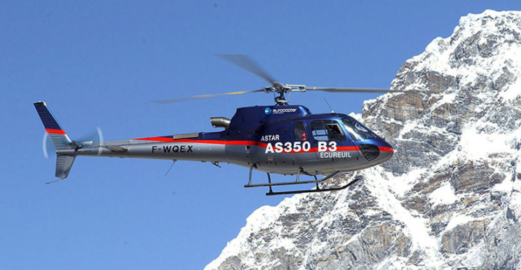 Eurocopter AS350 B3 на пути к Эвересту